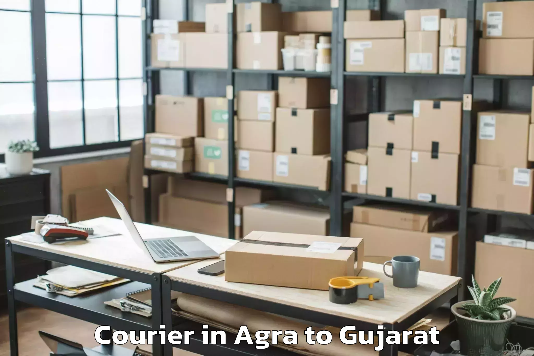 Efficient Agra to Halvad Courier